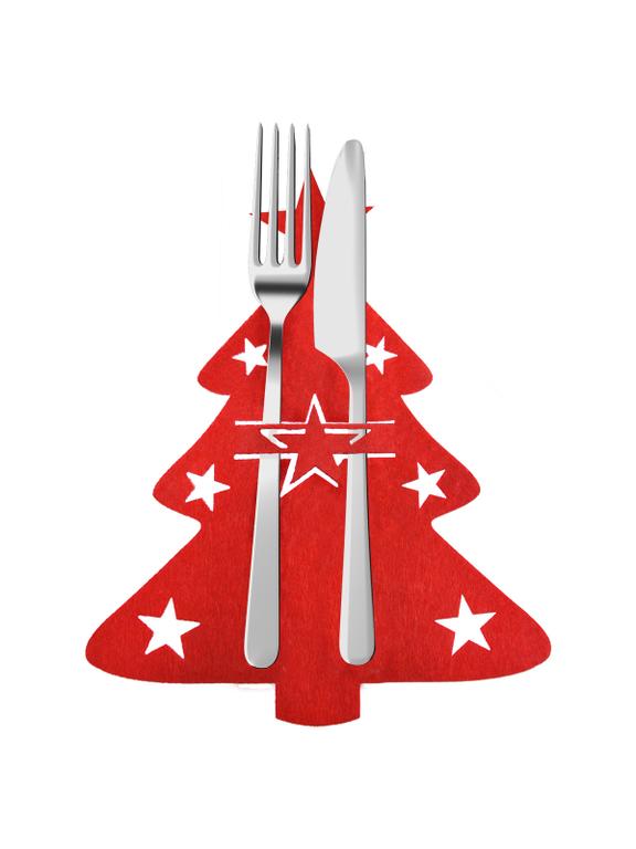 Etui na sztućce - choinki (4 szt.)