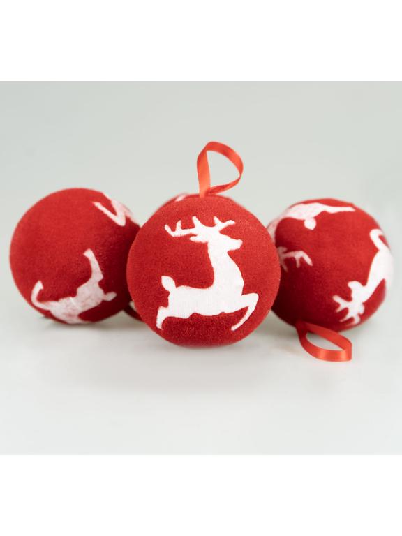 Zestaw bombek welurowych (4 szt.)