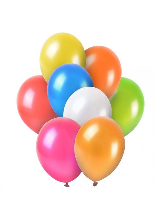 Balony metalizowane 10'' (100 szt.)