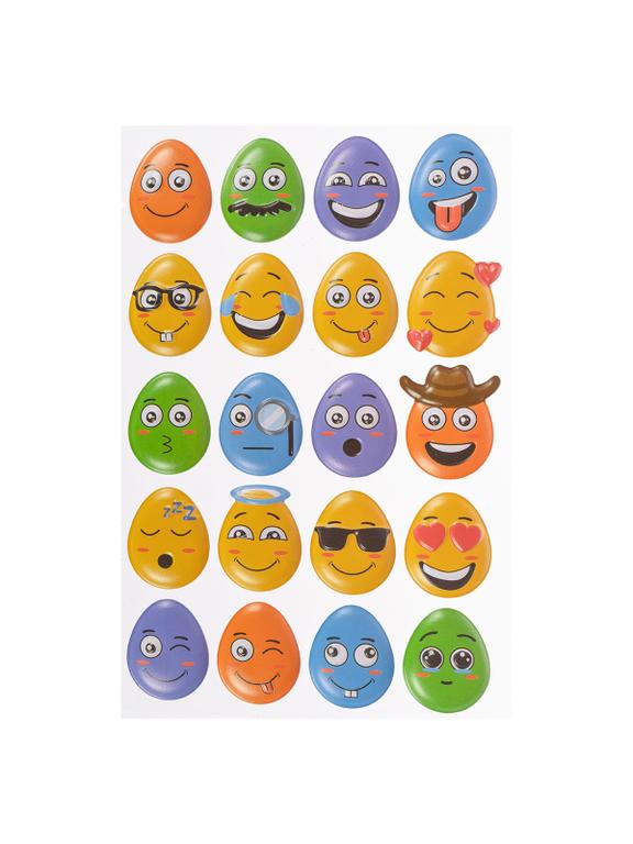 Naklejki pisanki buźki