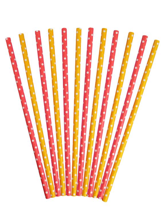 Słomki papierowe - Minki (12 szt.) - FSC Mix Credit