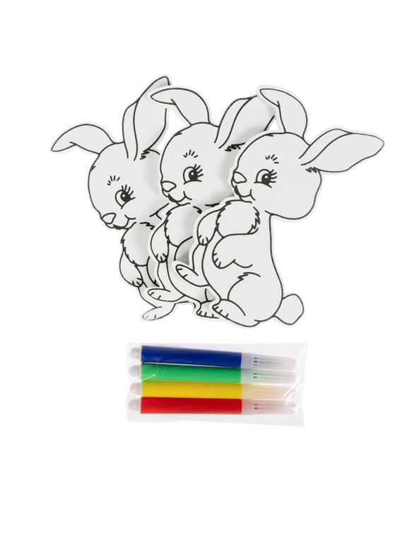 Zajączki do kolorowania