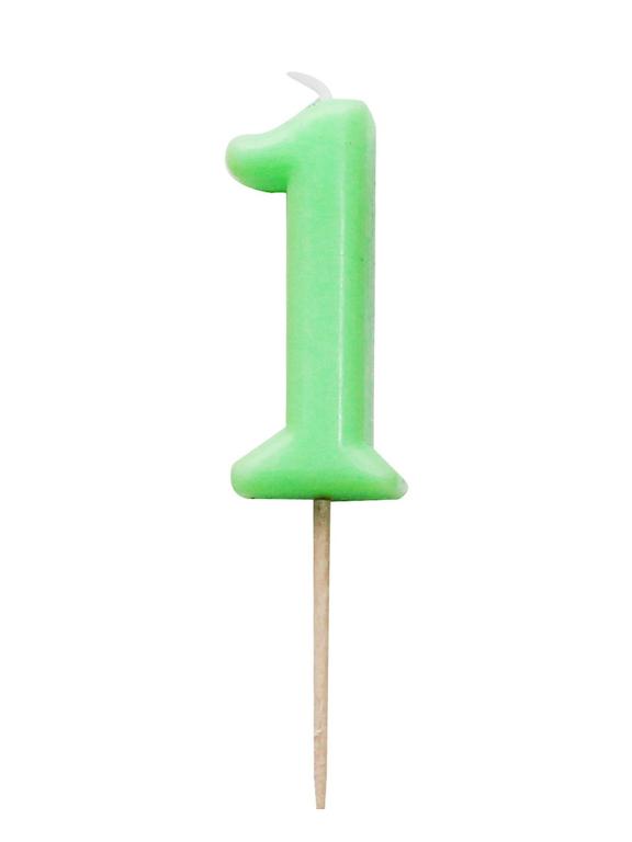 Świeczka kolorowa na szpilce nr 1