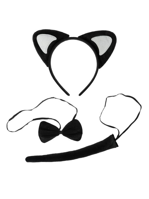 Komplet zwierzątka z ogonkiem - kot