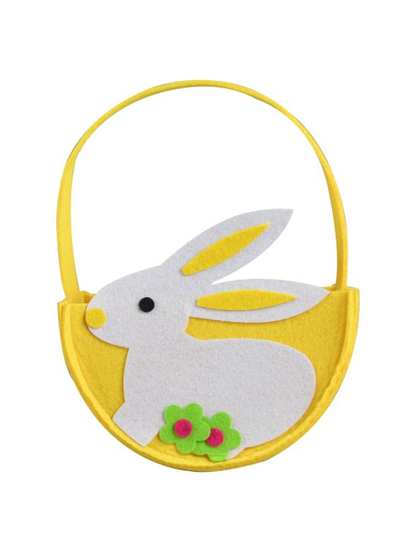 Koszyczek filcowy - zajączek