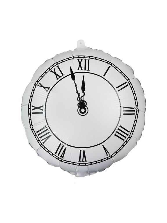 Balon foliowy zegar
