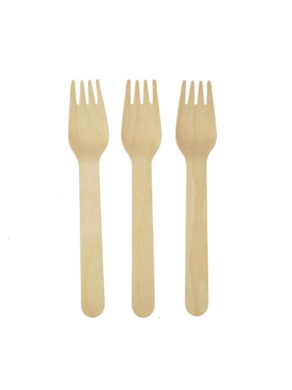 Widelce drewniane (8 szt.) - FSC 100%