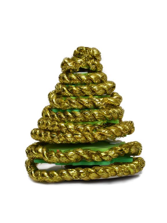 Łańcuch spiralny złoty