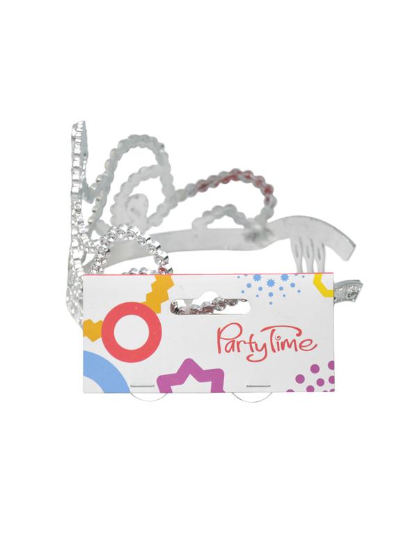 Tiara księżniczki srebrna