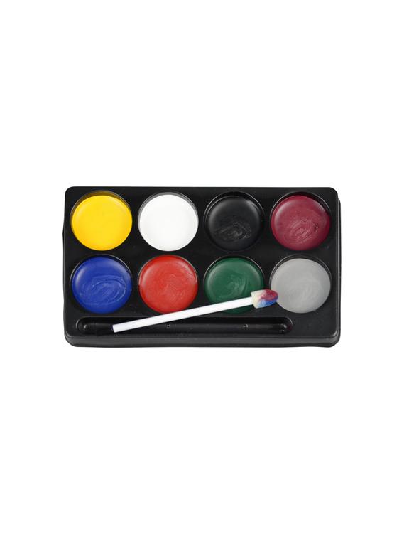 Kolorowe farby do malowania twarzy