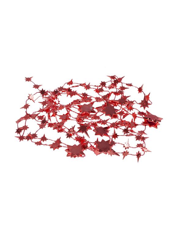 Łańcuch gwiazdki czerwony