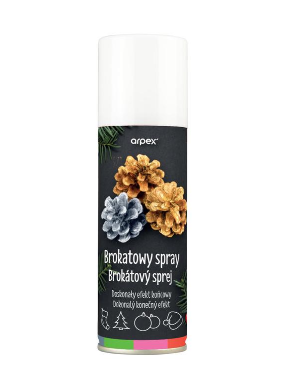 Brokatowy spray dekoracyjny multikolor