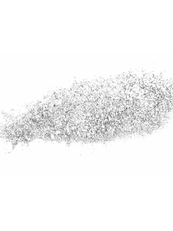 Brokat sypki srebrny