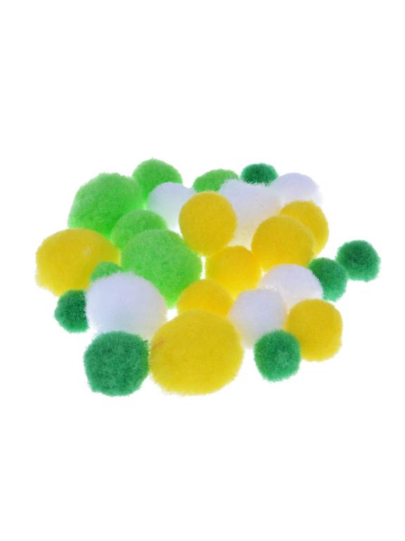 Pomponiki do zestawu zrób to sam (25 szt.)