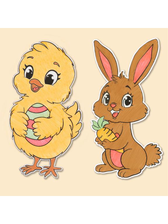 Wielkanocne wzory do kolorowania (3 szt.)