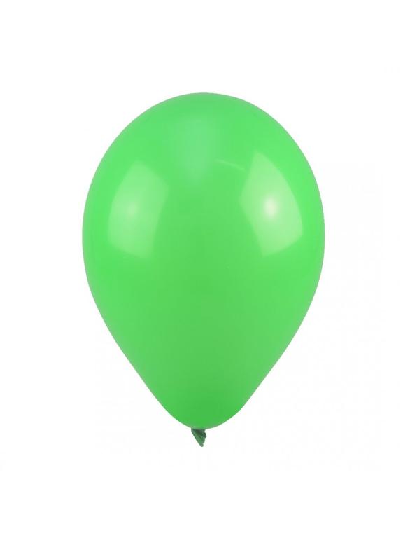 Balony pastelowe 10'' zielone (100 szt.)