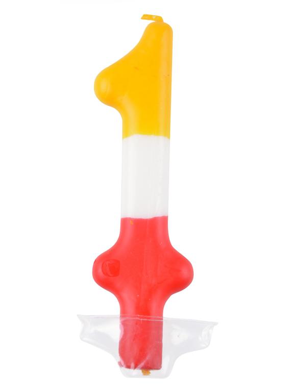 Świeczka cyferka - kolor nr 1