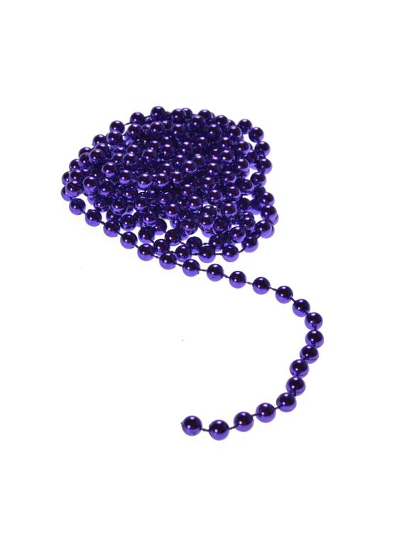 Łańcuch perełki 8 mm fioletowy