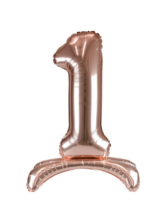Balon foliowy cyferka XXL stojący nr 1