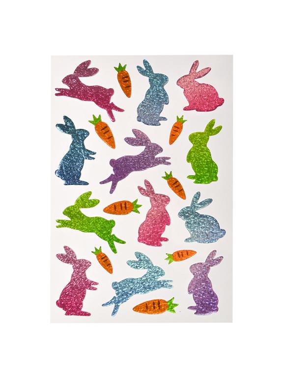 Naklejki wielkanocne zajączki