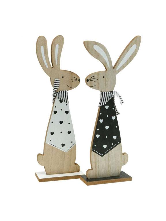 Drewniany zając Glamour