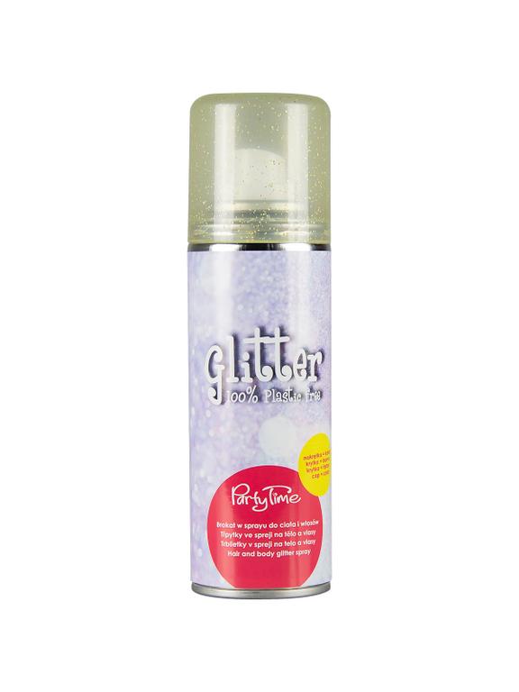 Brokat w sprayu do ciała i włosów (100% plastic free) złoty