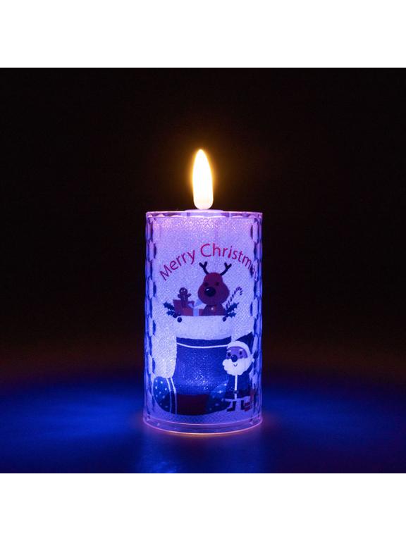 Świeca LED - błyszcząca