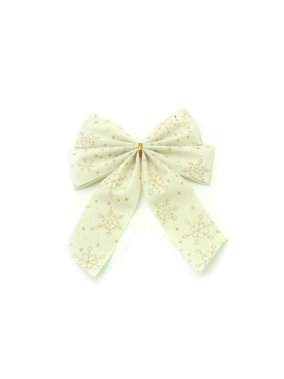 Kokarda duża kremowa