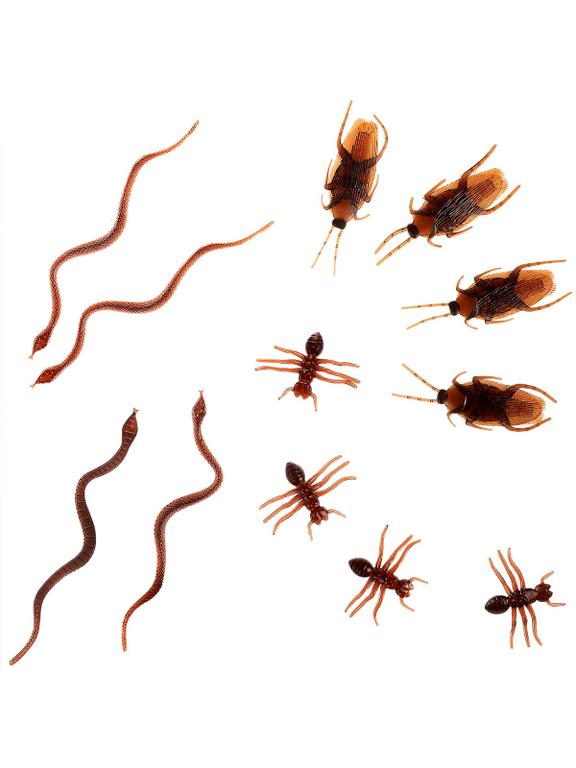 Robaki - rekwizyt halloweenowy (6 szt.)