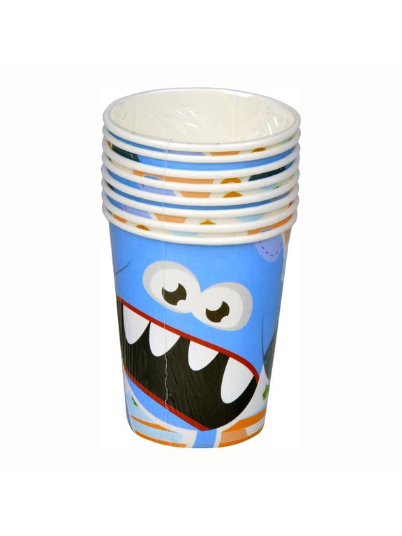 Kubki papierowe - Pillow Monsters (8 szt.)