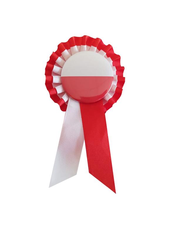 Kotylion "Biało-Czerwoni"