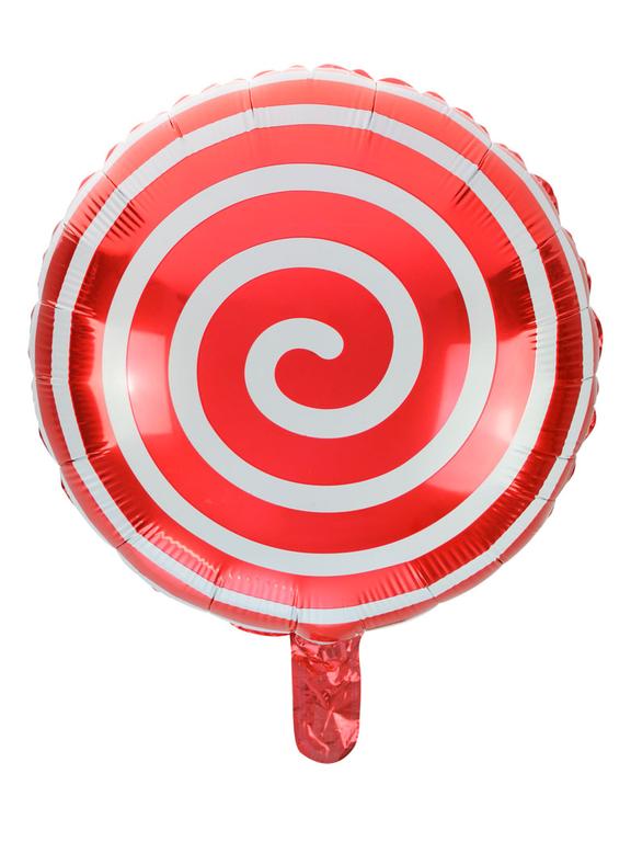 Balon foliowy lizak czerwony