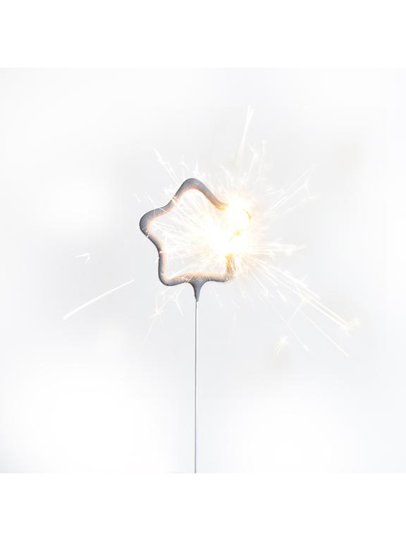 Zimne ognie kształty - gwiazdka