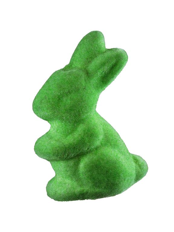 Zajączek flokowany zielony