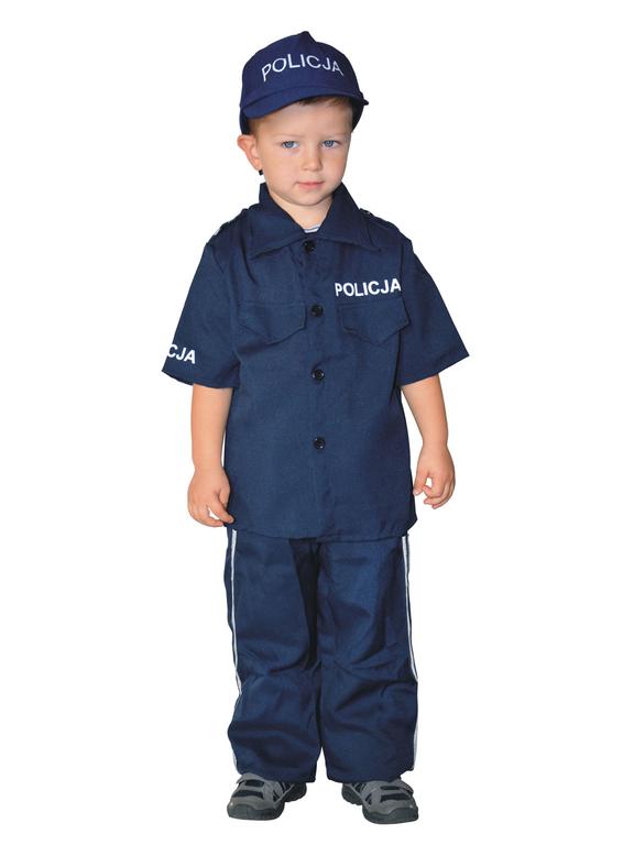 Strój dziecięcy - Policjant lux - rozmiar L