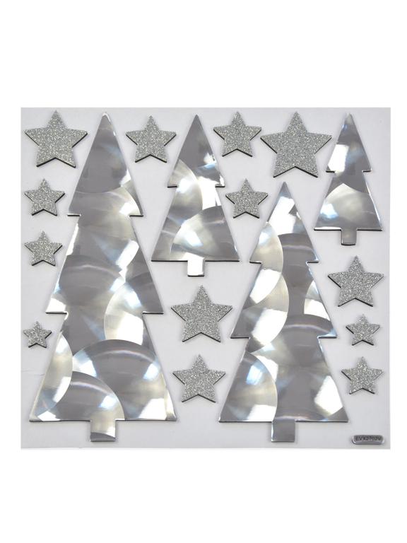 Zimowa dekoracja samoprzylepna