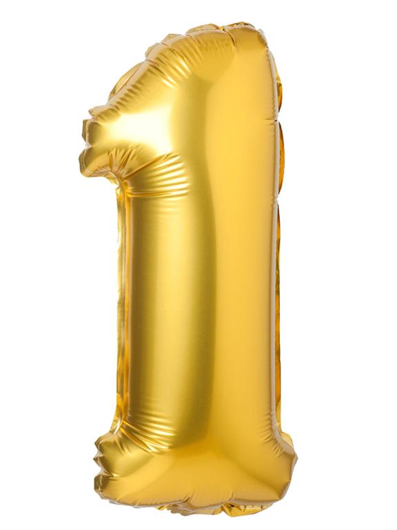 Balon foliowy cyferka matowa - 1