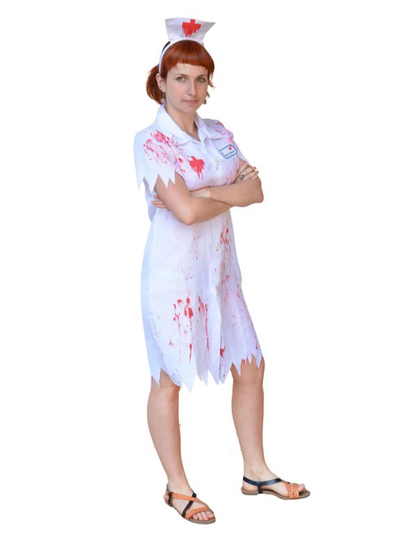 Strój dla dorosłych - Pielęgniarka zombie