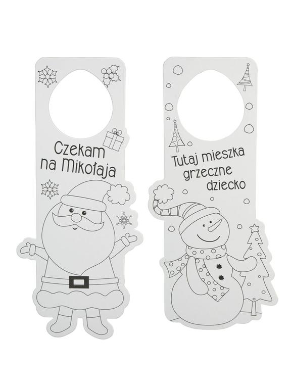 Świąteczna zawieszka na klamkę (2 szt.) PROMOCJA