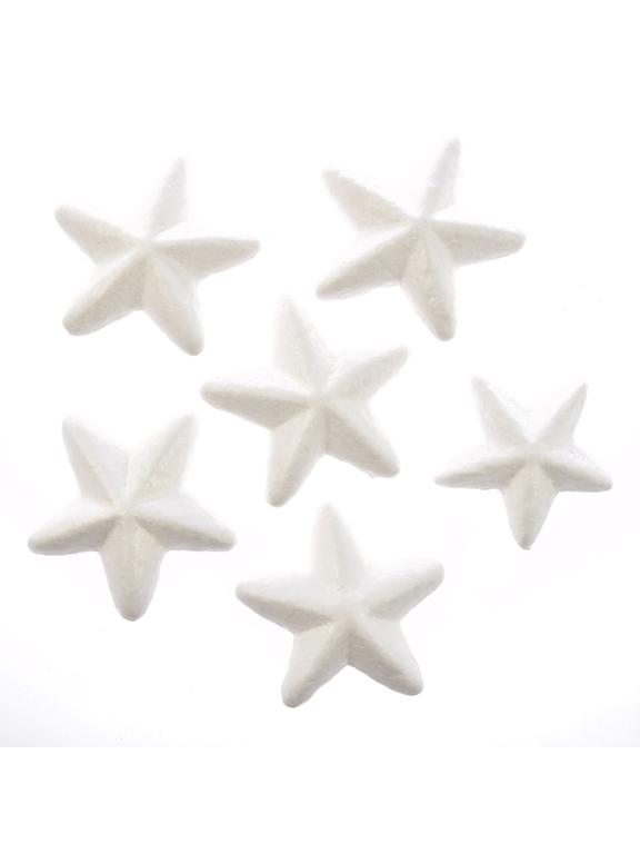 Gwiazdki styropianowe (6 szt.)