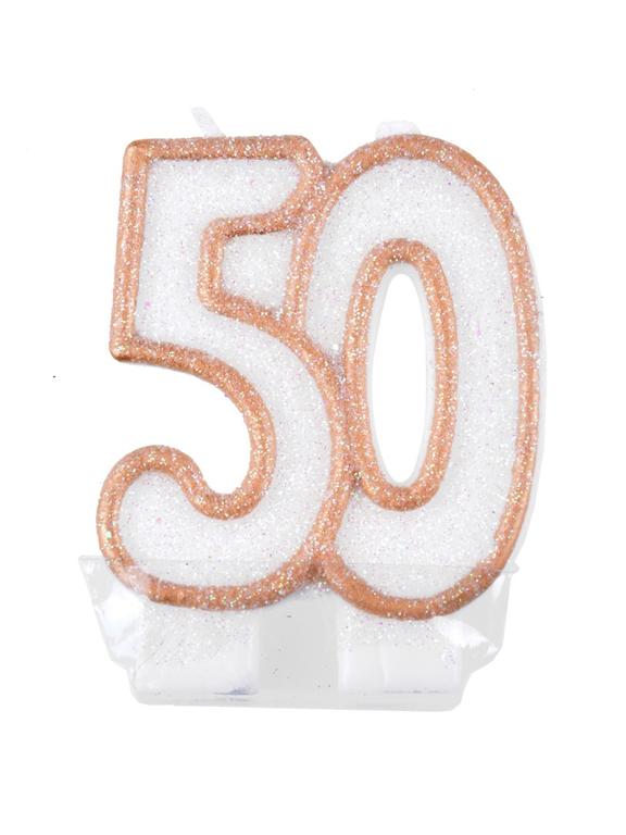 Świeczka jubileuszowa 50