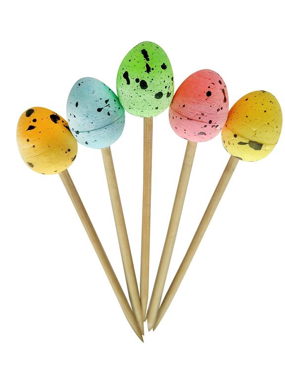 Przepiórcze jajka na piku - mix kolorów (10 szt.)