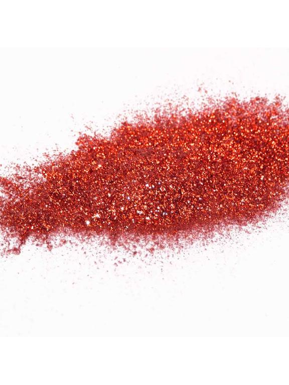 Brokat sypki czerwony