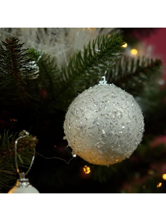 Zestaw bombek posrebrzanych (3 szt.)