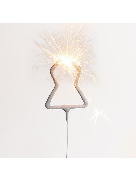 Zimne ognie kształty - choinka