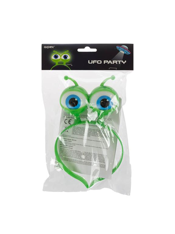 Świecąca opaska na głowę - oczy kosmity