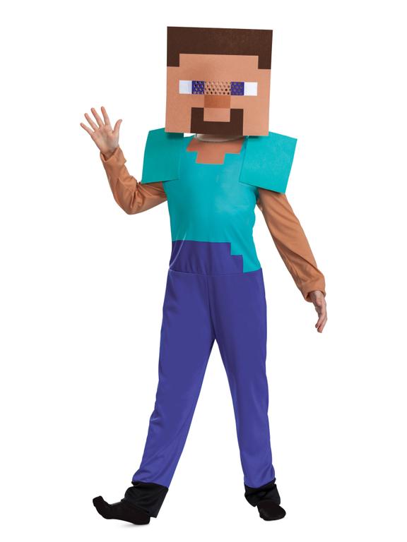 Strój dziecięcy - Minecraft Steve - rozmiar M