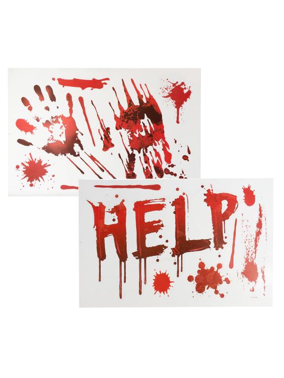 Halloweenowa dekoracja elektrostatyczna