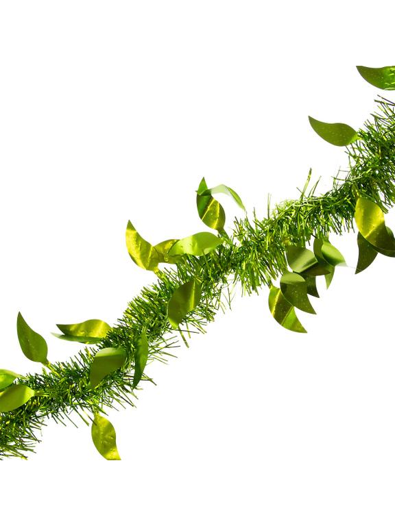 Łańcuch dekoracyjny matowy - listki miętowy