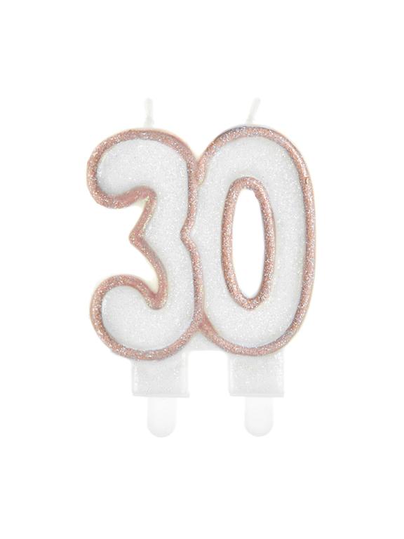 Świeczka jubileuszowa 30